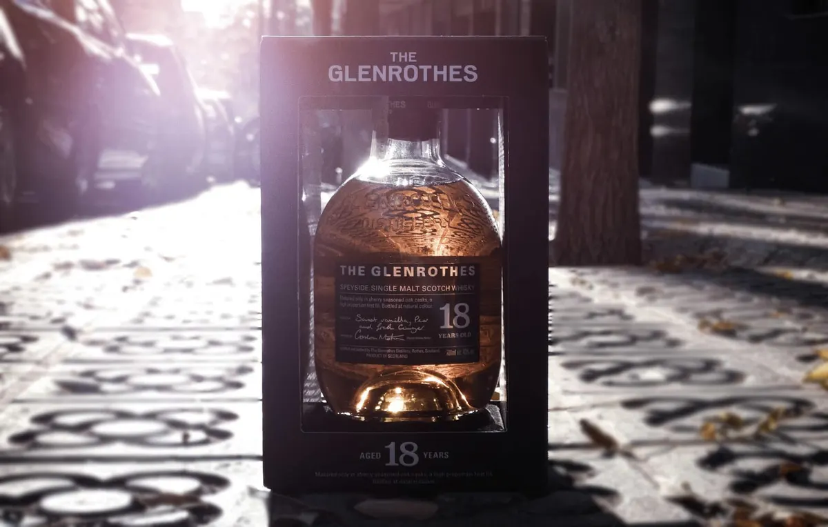 Botella de The Glenrothes 18 años