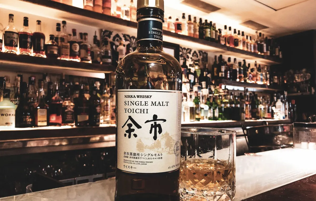 Botella de Yoichi Single Malt