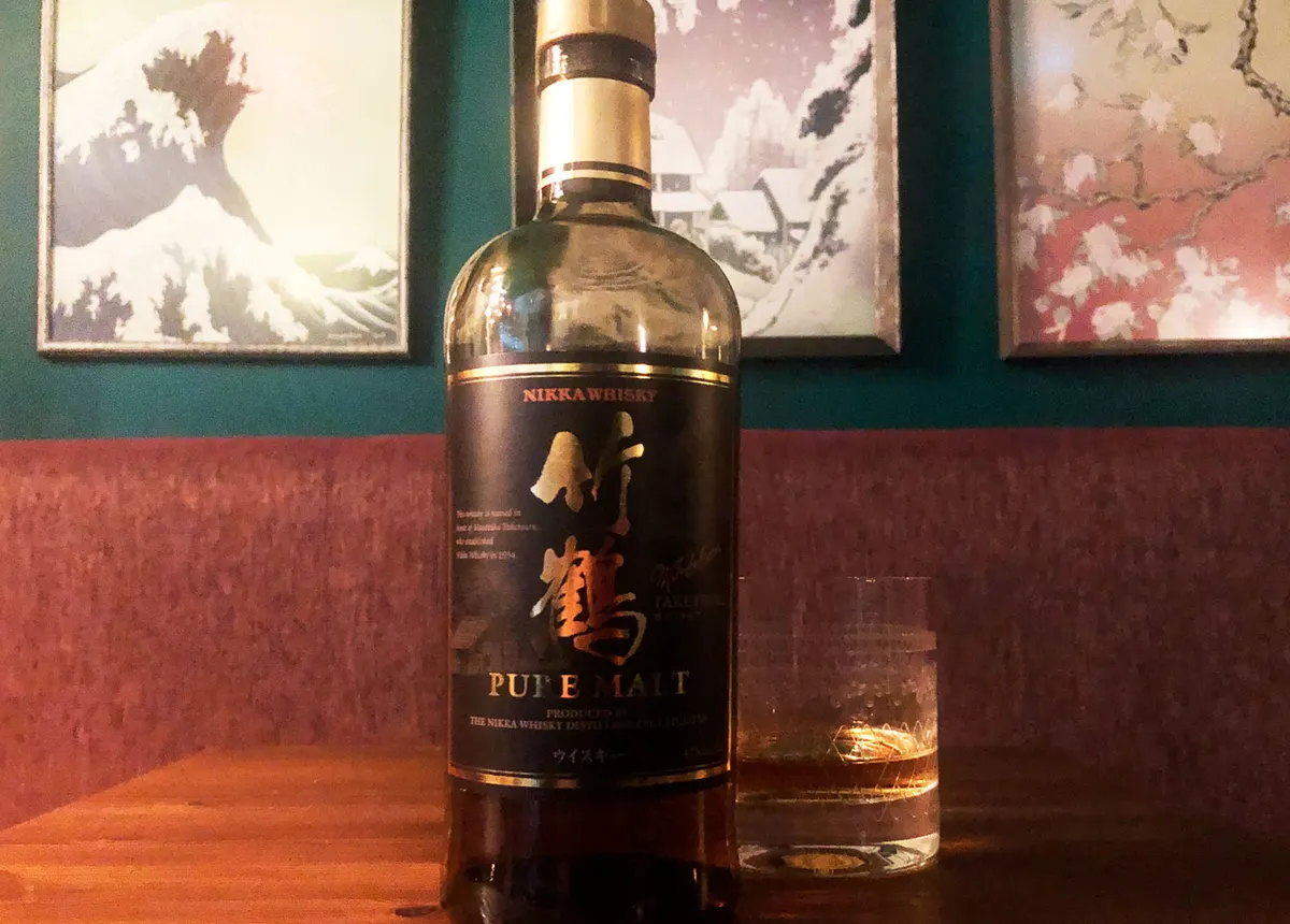 Botella de Taketsuru Pure Malt
