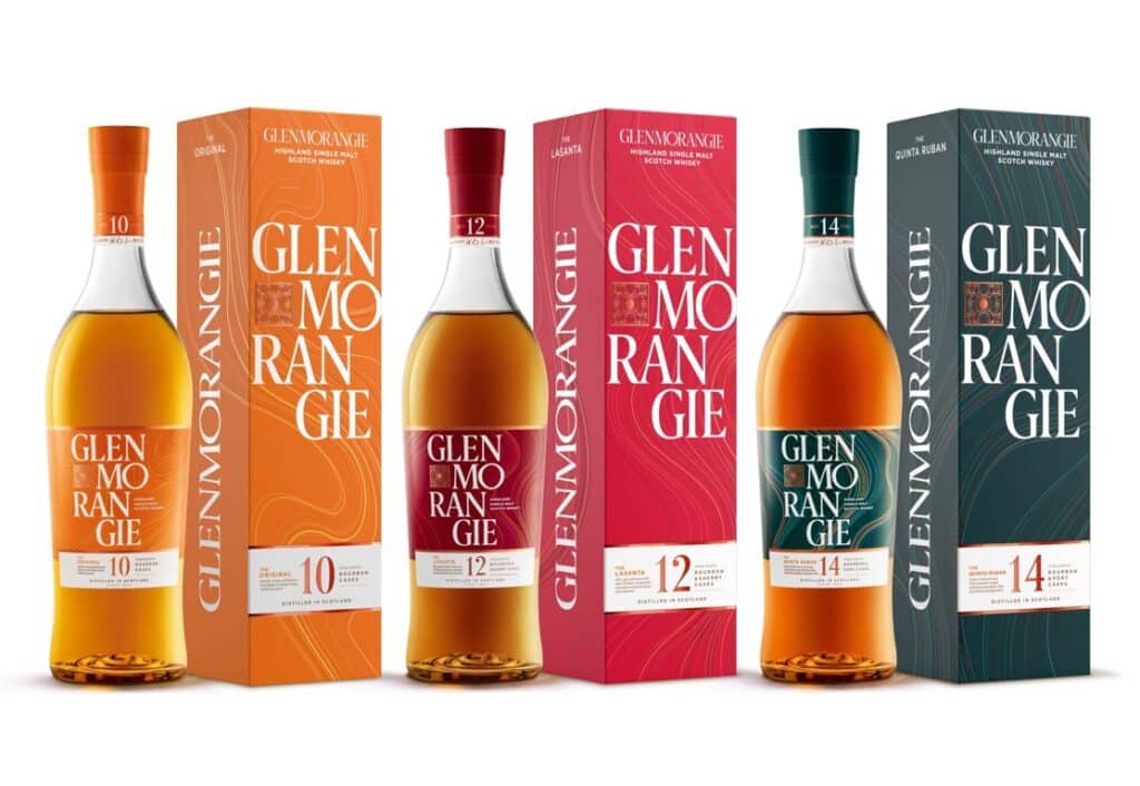Crisis del whisky en 2025 - antigua gama de Glenmorangie